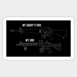 My Daddy's Gun Sticker